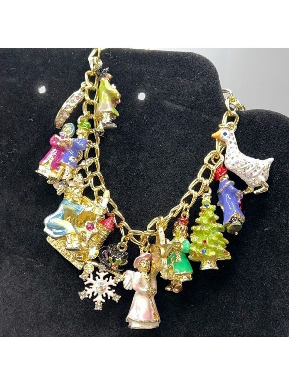 Kirks Folly A Christmas Carol Charm Bracelet Charles Dickens Classic